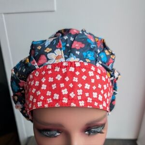 Kimkaps Bright Foral Print Surgical Cap